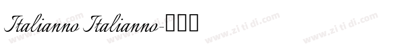 Italianno Italianno字体转换